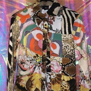 Roberto Cavalli Long Sleeve Button Down